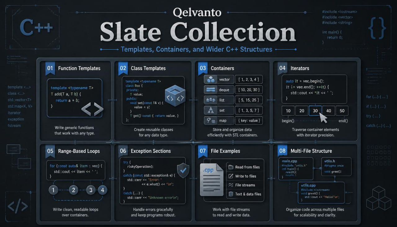 Velvanto Slate Collection software interface with various features on a dark background